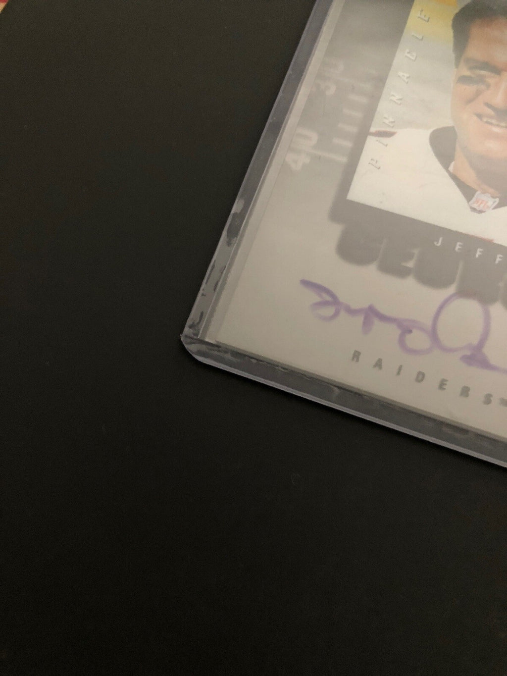 F15778  1997 Pinnacle Inscriptions Auto #12 Jeff George/19351