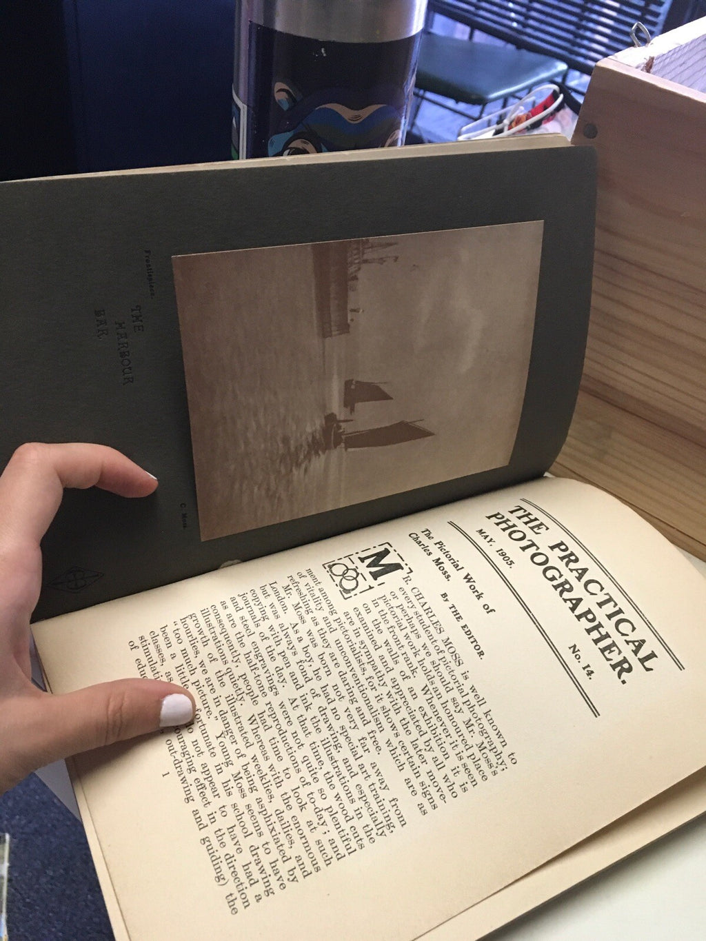 Vintage THE PRACTICAL PHOTOGRAPHER. An Illustrated Technical Photography By Moss1