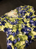 MATTY M Nordstrom Womens Purple Floral Blouse Top Sleeveless Casual Summer Large0