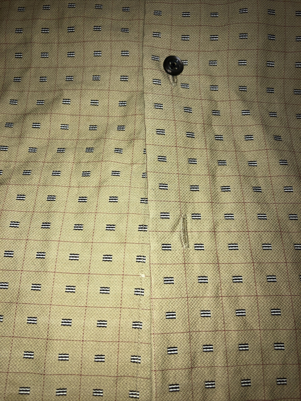 Burberry London Men's Button Down Beige Size Large4