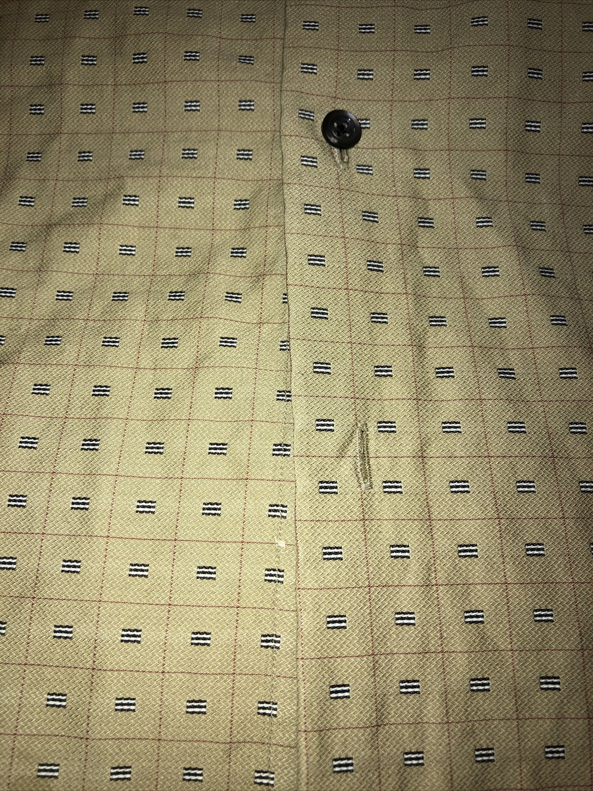 Burberry London Men's Button Down Beige Size Large4