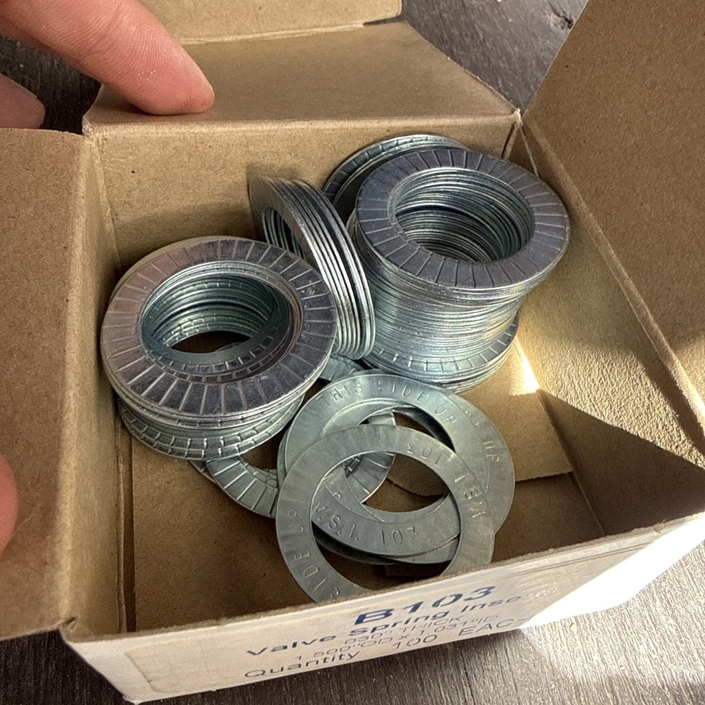 B103 Valve Spring Inserts Shims .030 Thick 1.500" OD x 1.031" ID -Not Pull Pack!2