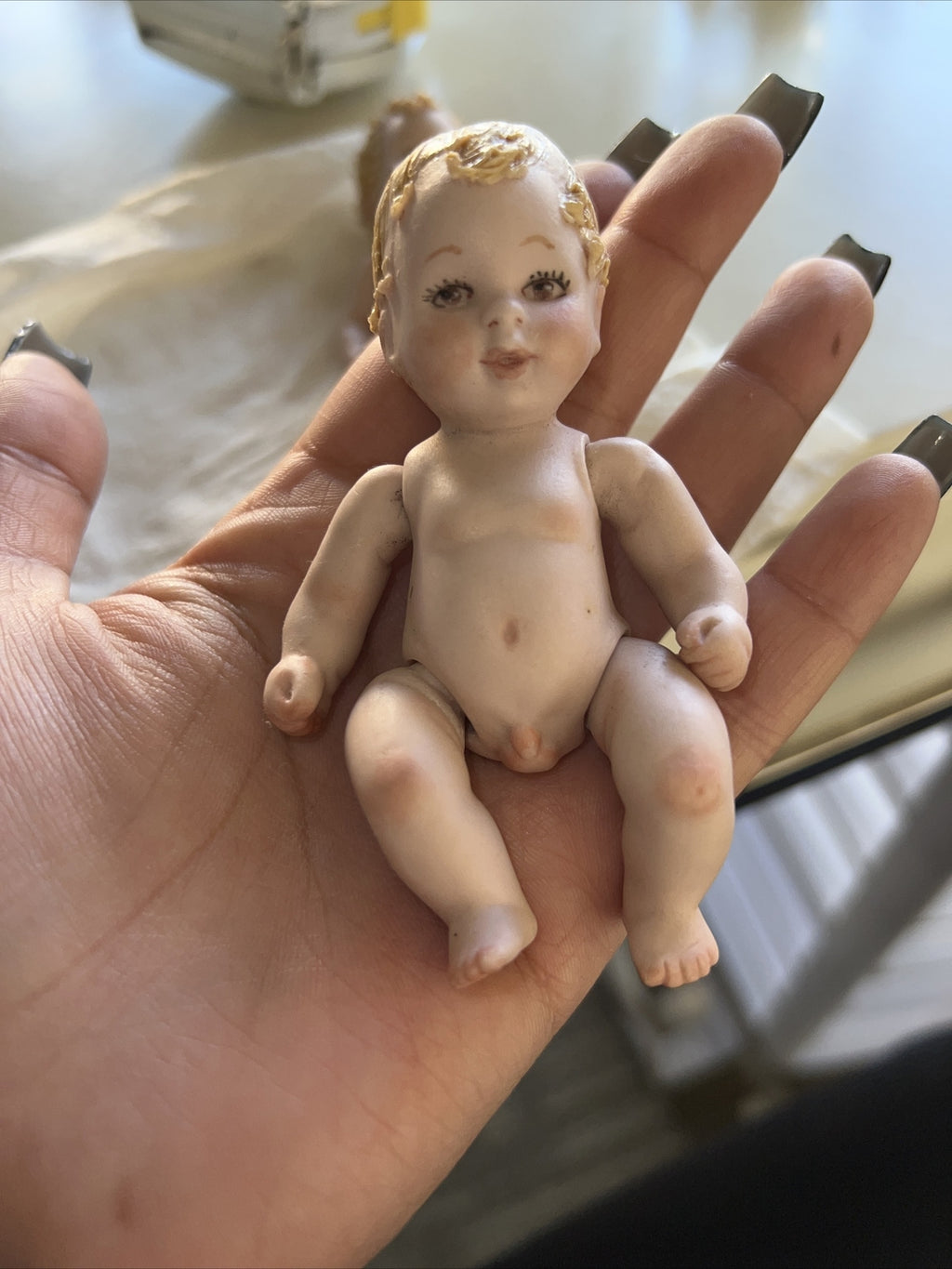 Vintage Pair of Anatomical Bisque Babies Brother and Sister Twins - Marie Berger3