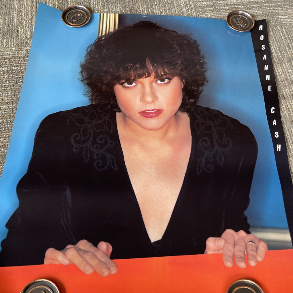 #155 1981 ROSANNE CASH Record Store Promo Poster 25” X 28”6