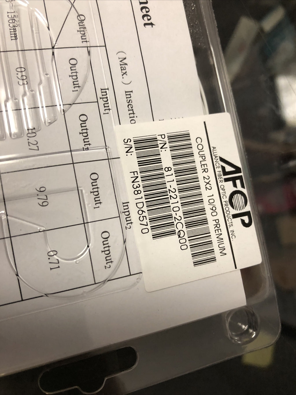AFOP Coupler 900um 2x2 10/90 PREMIUM1
