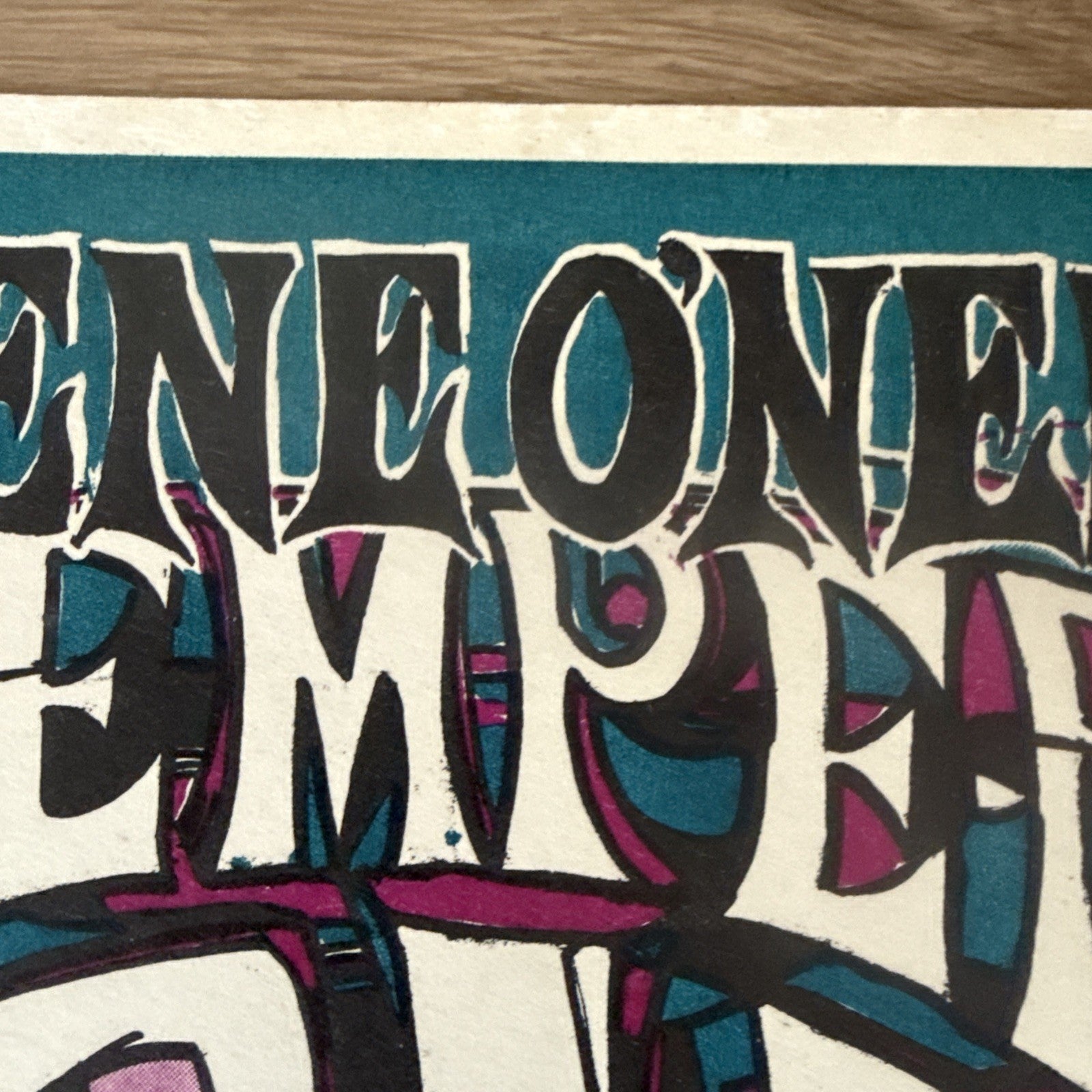 1966 Poster: The Emperor Jones by Eugene O'Neill. Harding Theater, San Francisco2