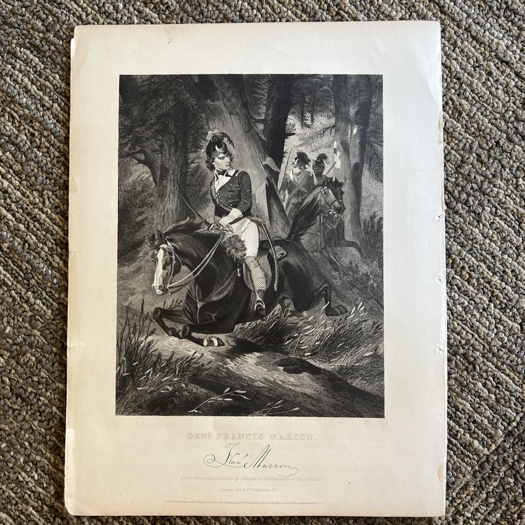 Image of Francis Marion Officer During American Revolution From Original Photo4