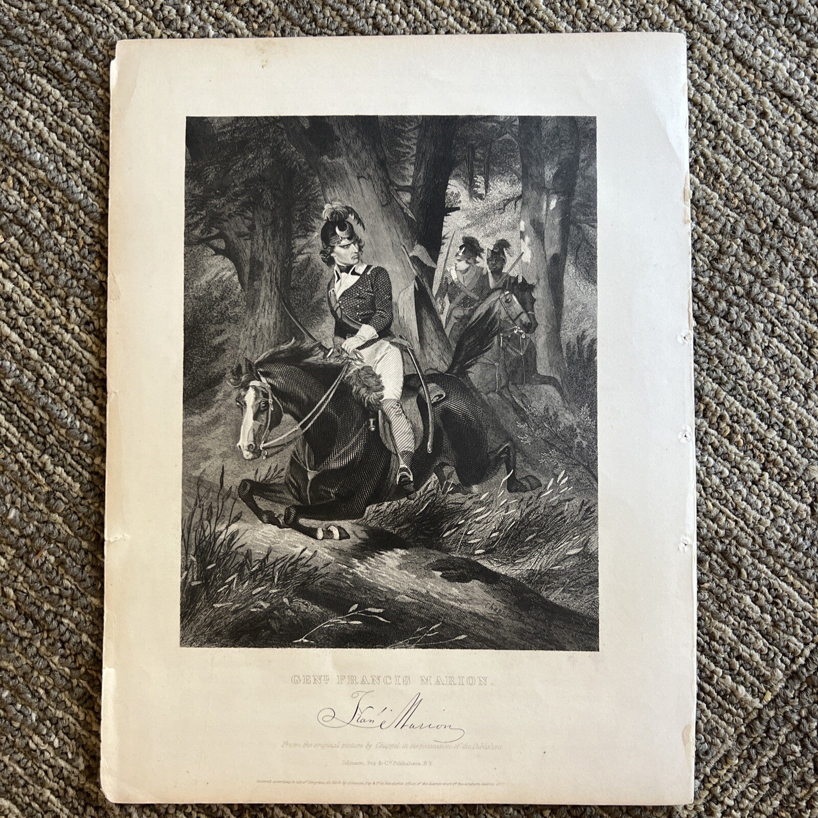 Image of Francis Marion Officer During American Revolution From Original Photo4