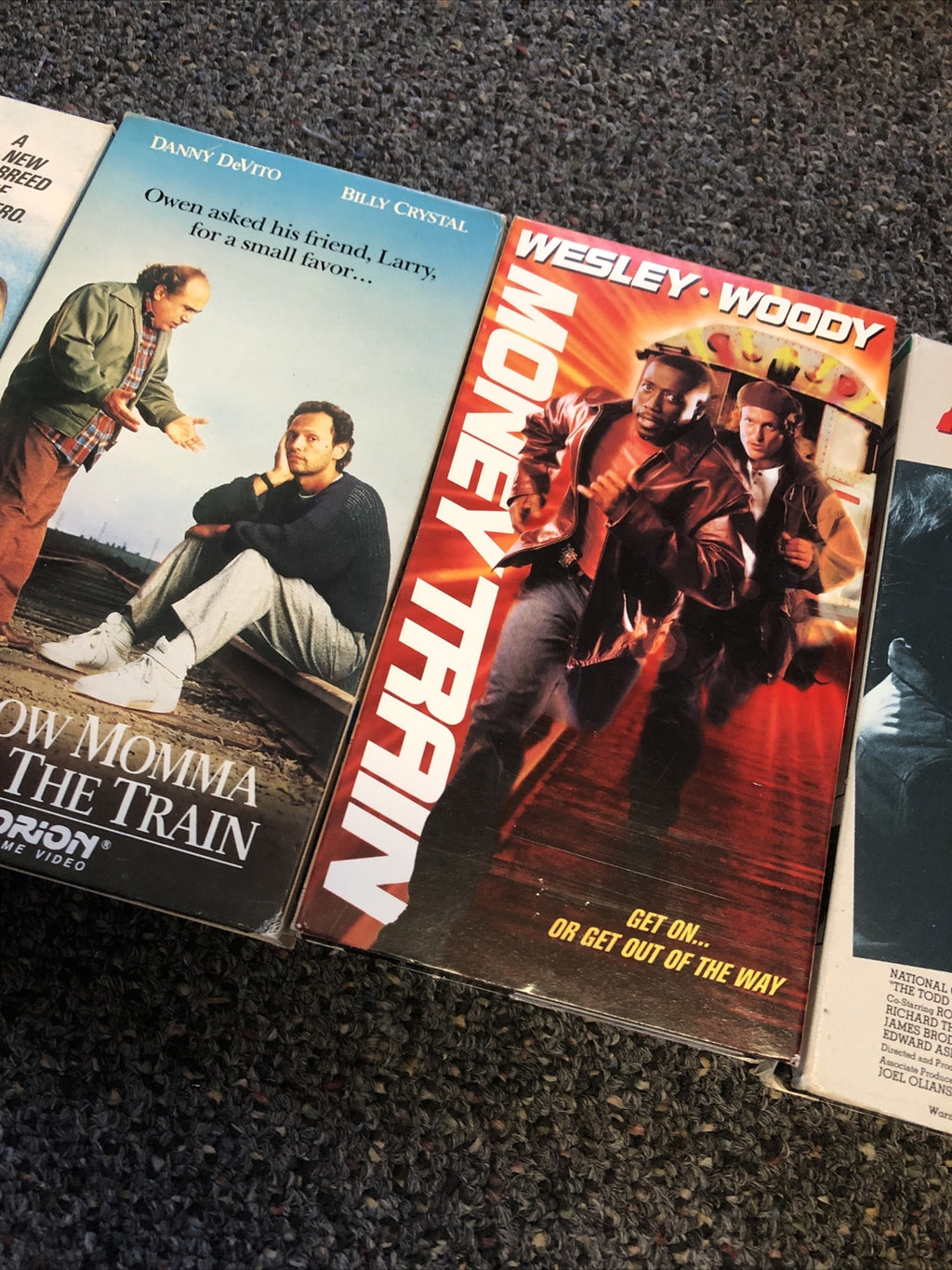 Lot Of 4 Mixed VHS Movie Tapes Action Adventure2
