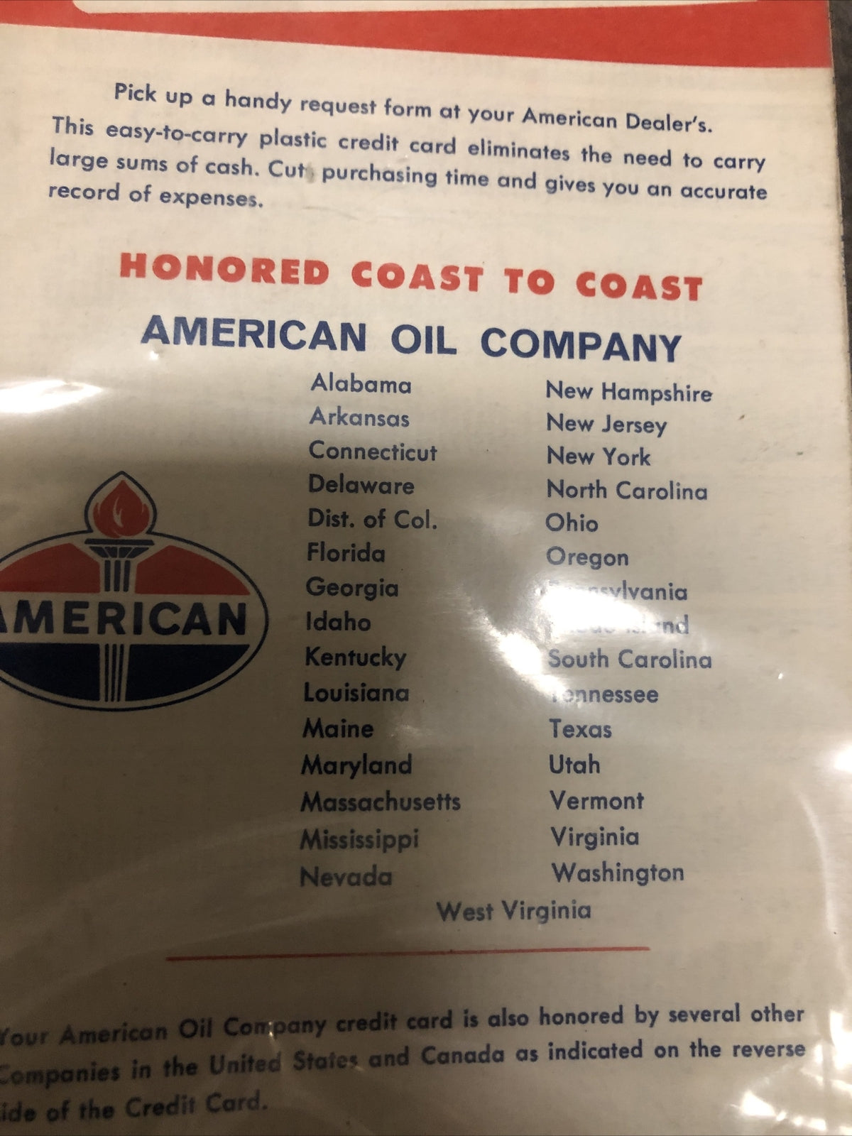 1961 AMERICAN OIL COMPANY Road Map Utah Salt Lake City Provo Ogden Zion Map3