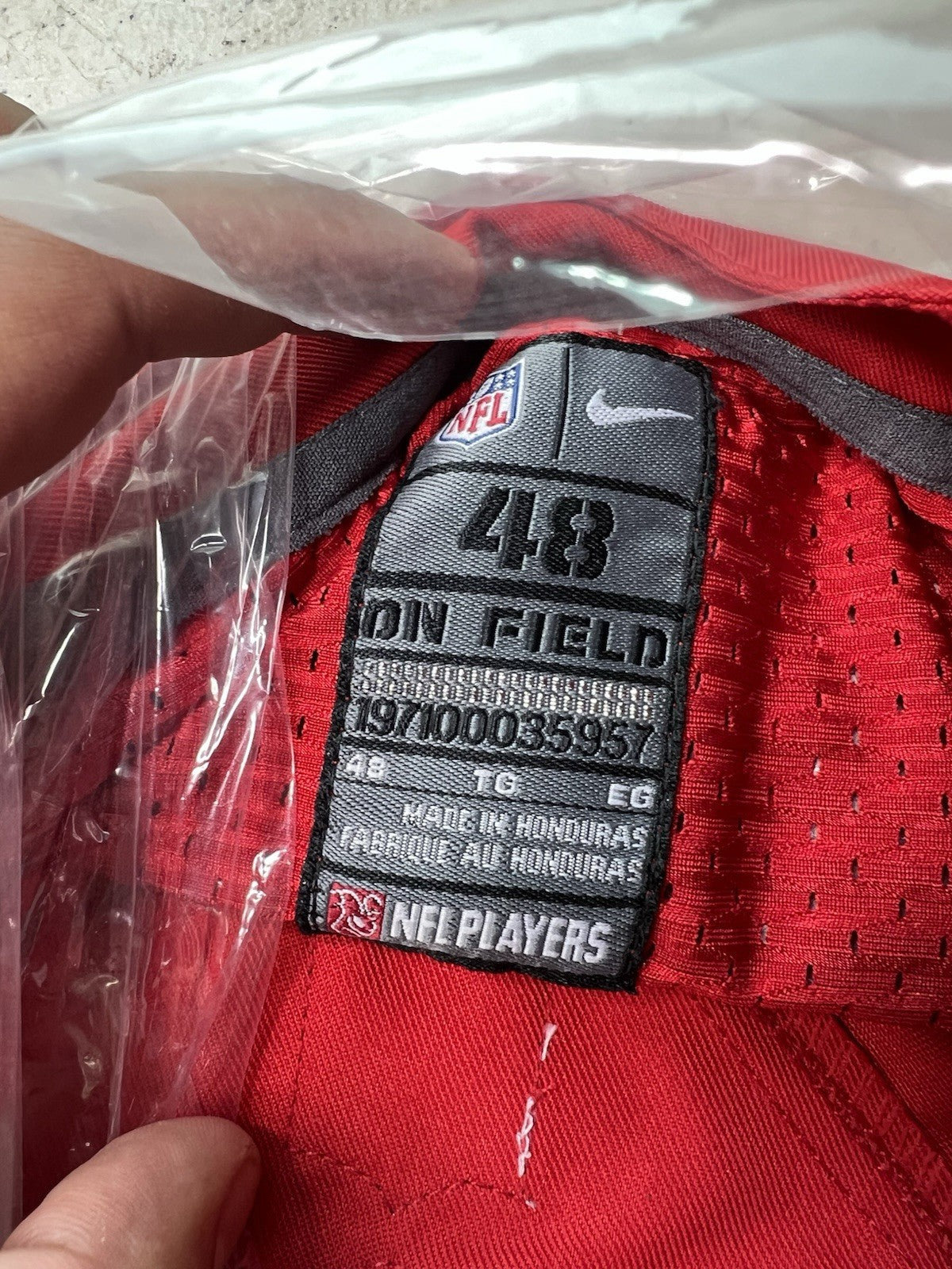 San Francisco 49ers #23 LaMichael James Nike On Field Jersey – Size 48 – PSA1