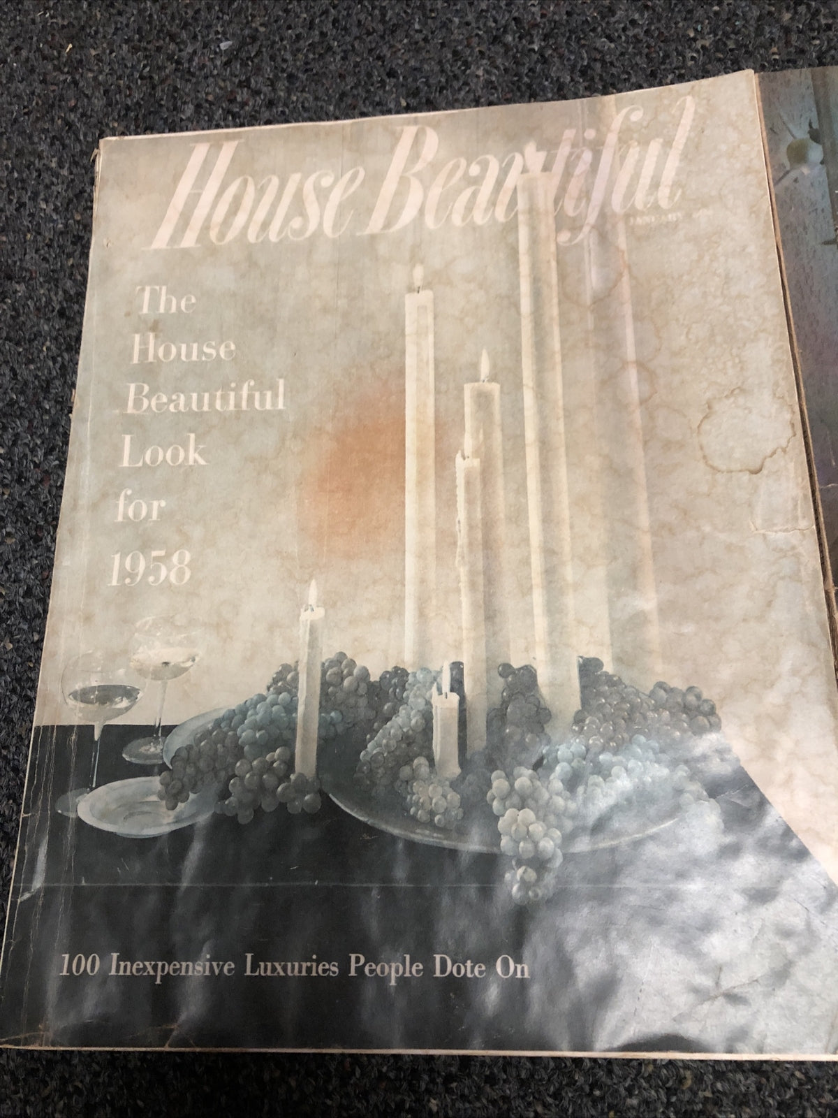 Vintage HOUSE BEAUTIFUL MAGAZINE Lot Of 31