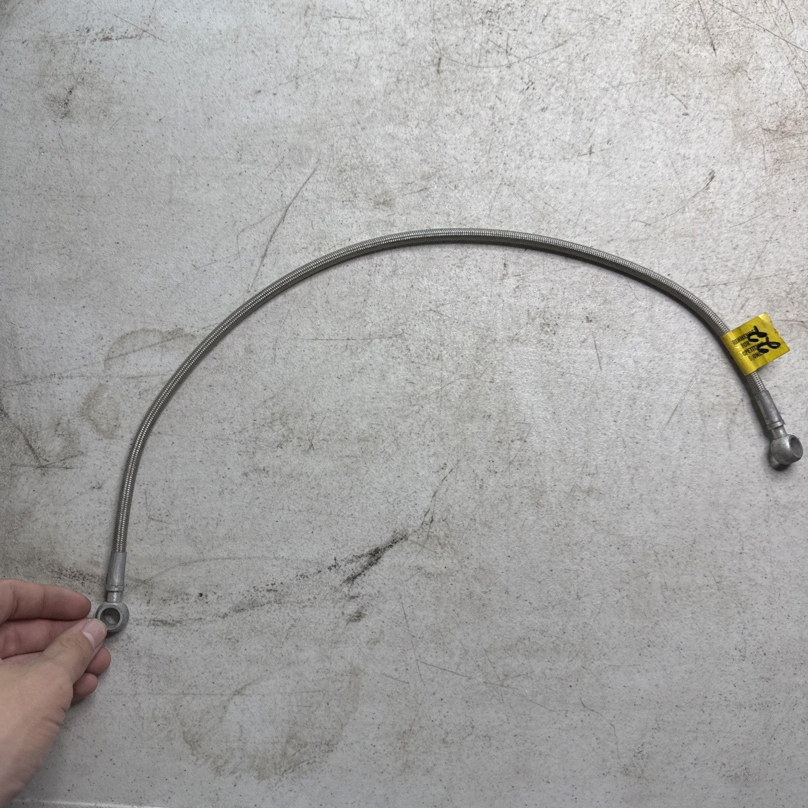 Vintage Earls 22” Stainless Steel Braided Hoses w/ Banjo Fittings Scta Racing1