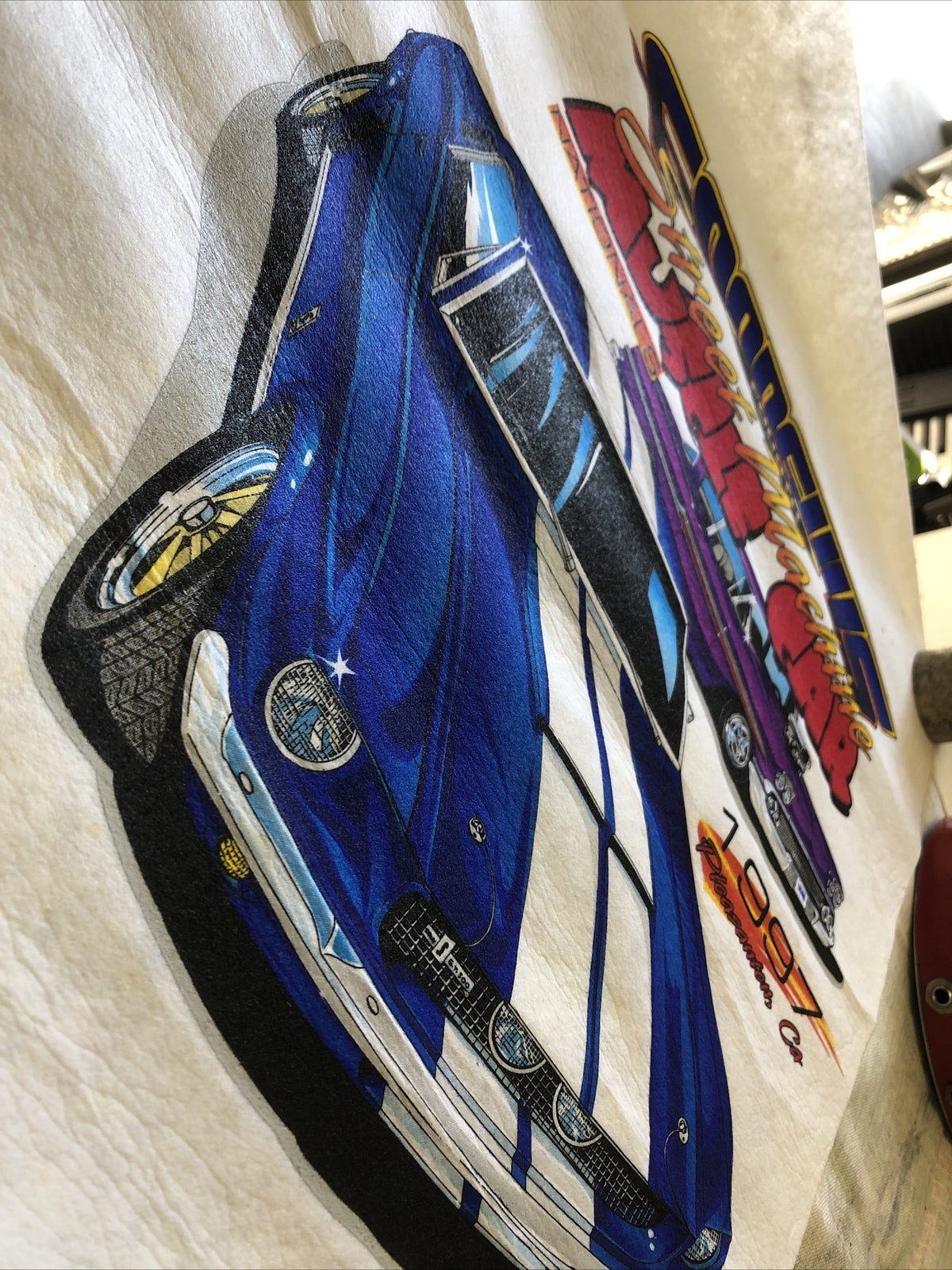 Vintage 1997 Goodguys 4th Street Machine Muscle Car Nationals Cloth Poster 21x162