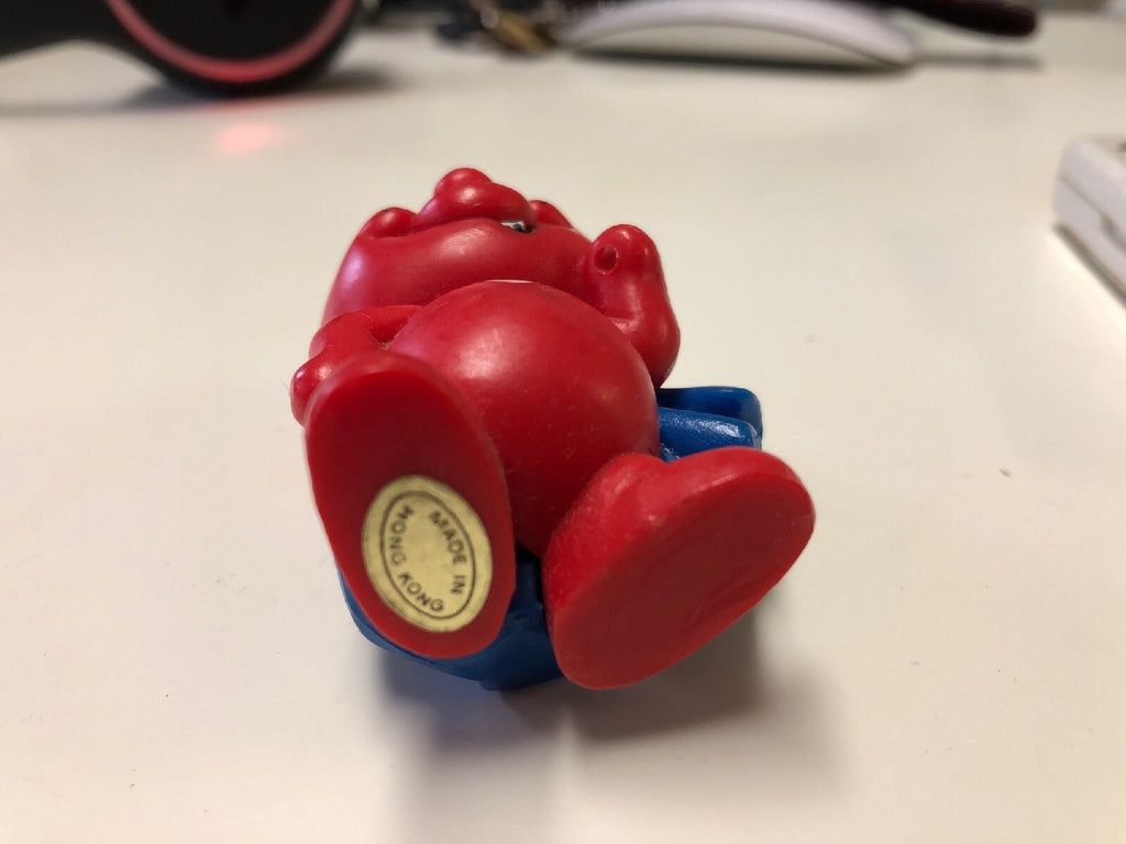 1980s 80s Vintage Kids Toys Red Devil Boy Cape Lollipop Holder4