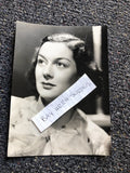 RARE Original Black/White Photo Of ROSALIND RUSSELL Candid Shot 7.5”x5.5”0
