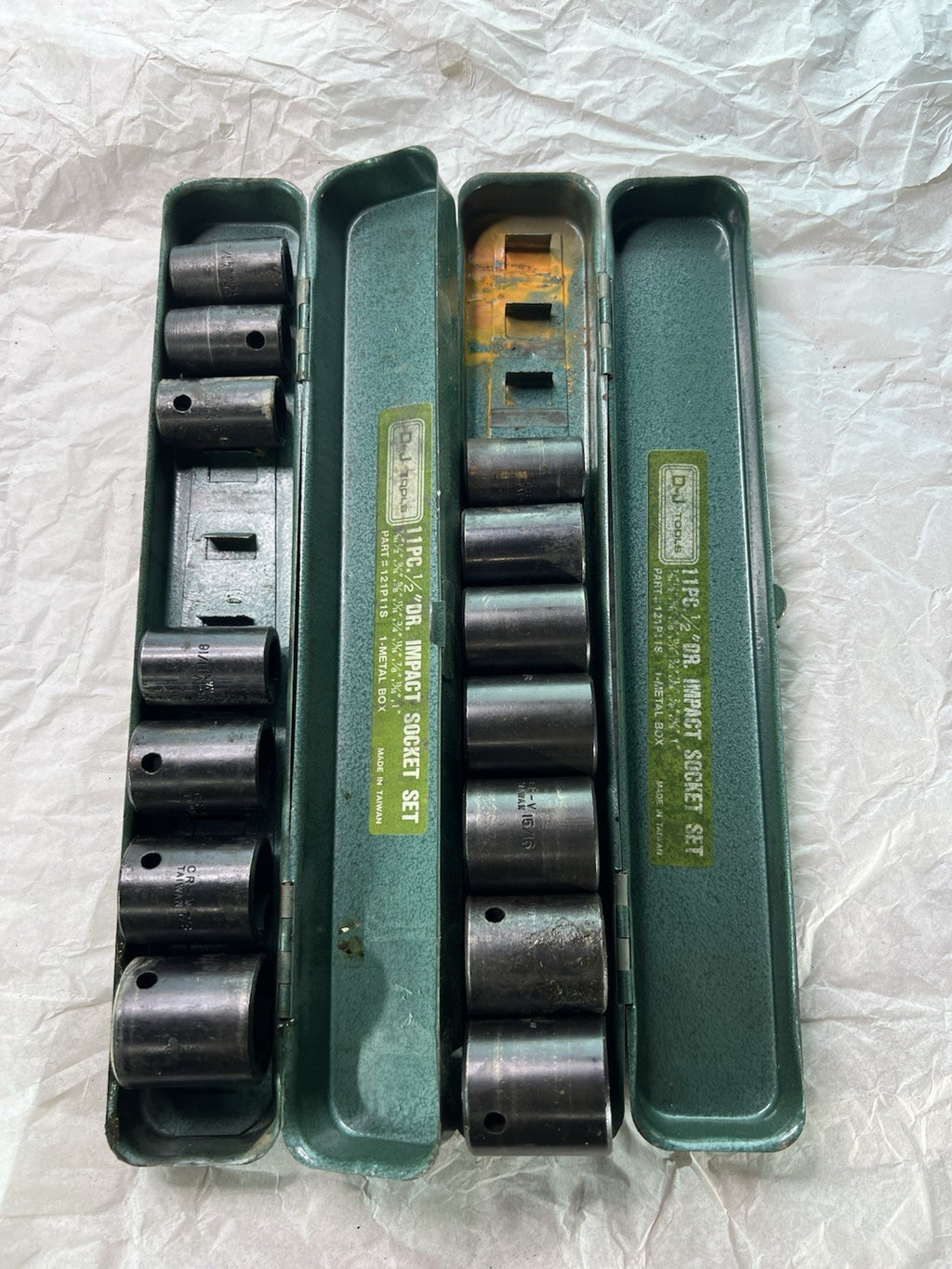 14pc 1/2" Dr. Impact Socket Set – Vintage DY Tools0