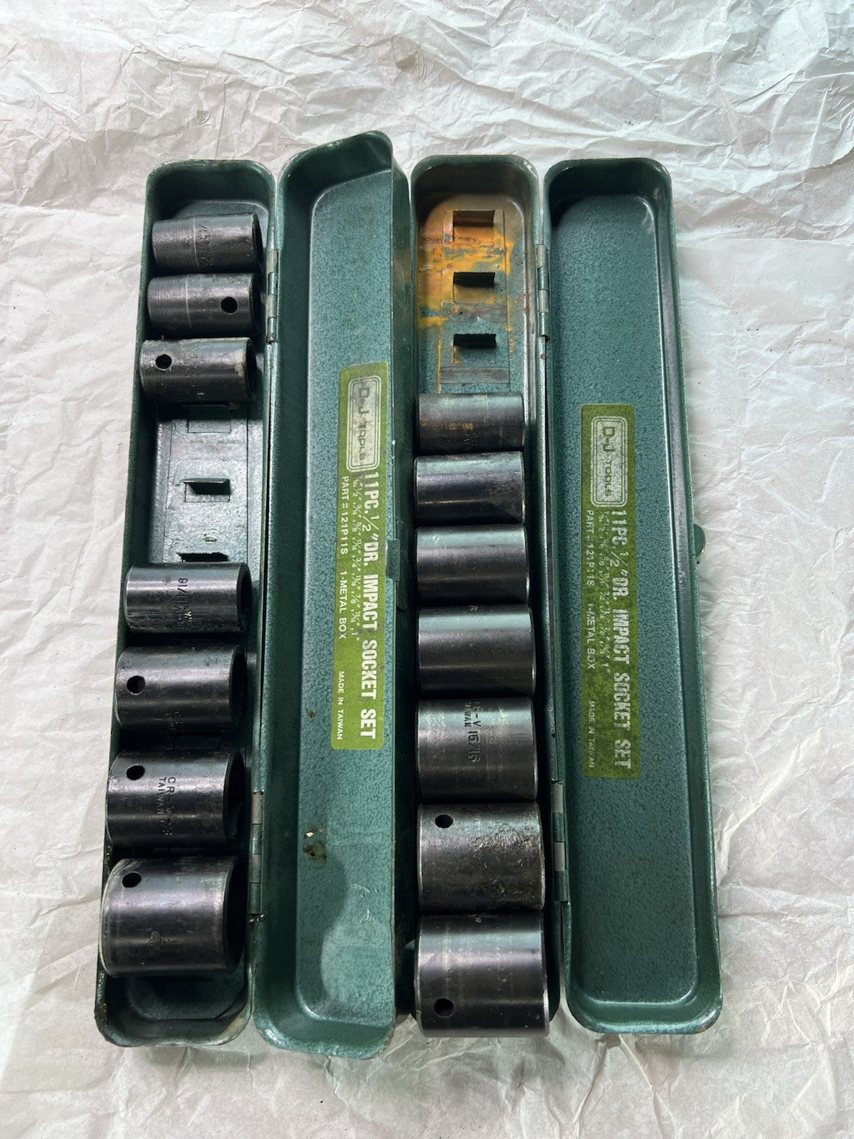 14pc 1/2" Dr. Impact Socket Set – Vintage DY Tools0