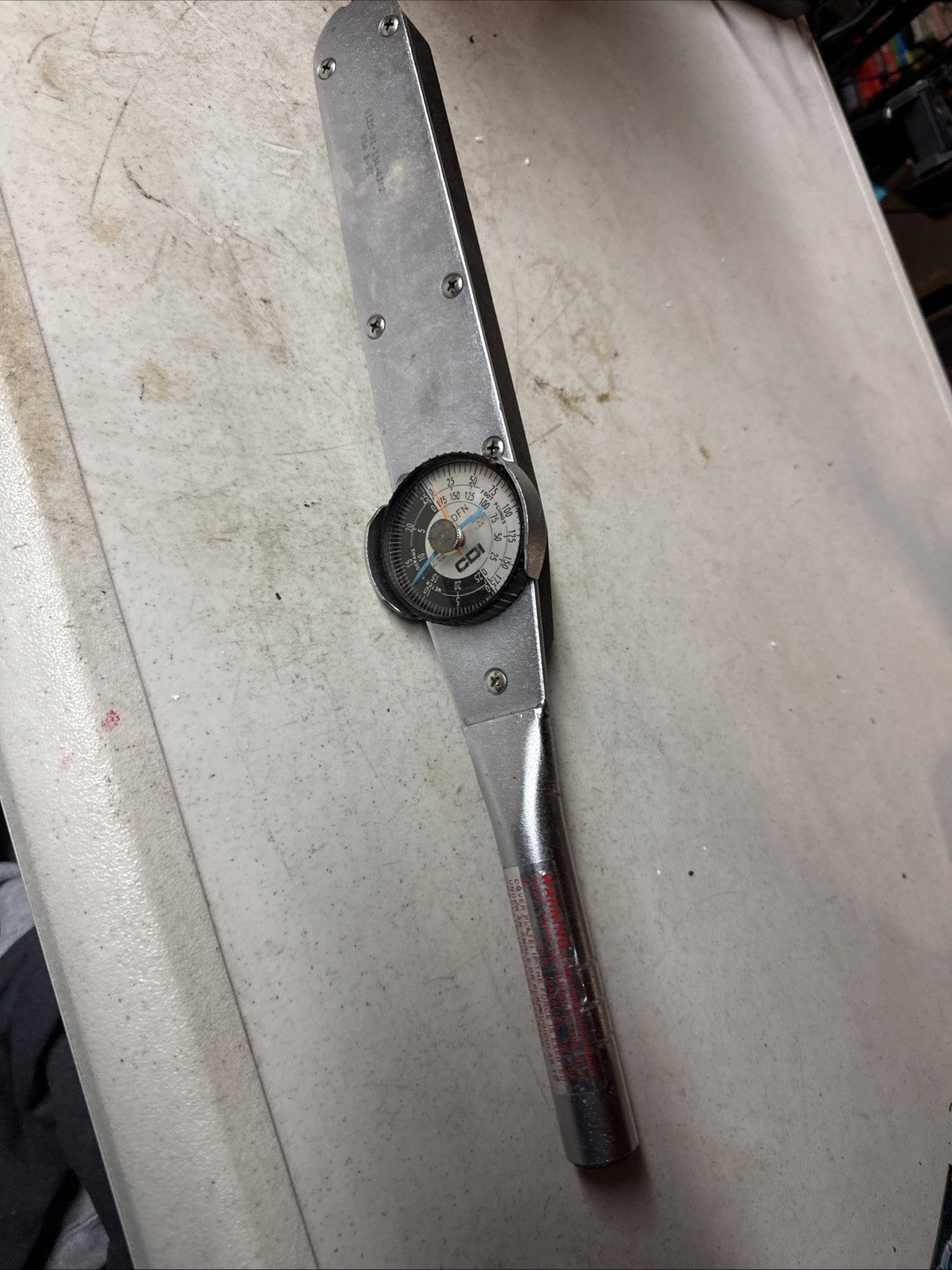 CDI 1/2" Drive Dial Torque Wrench 0-175 ft/lbs Model 1753 LDFN0
