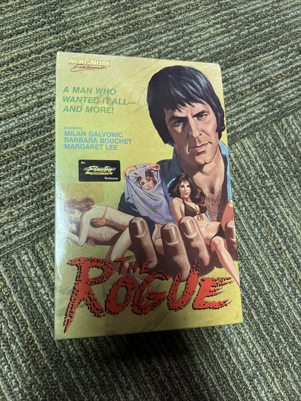 The Rogue Starring Milan Galvonic VHS Magnum Entertainment Vintage Film4