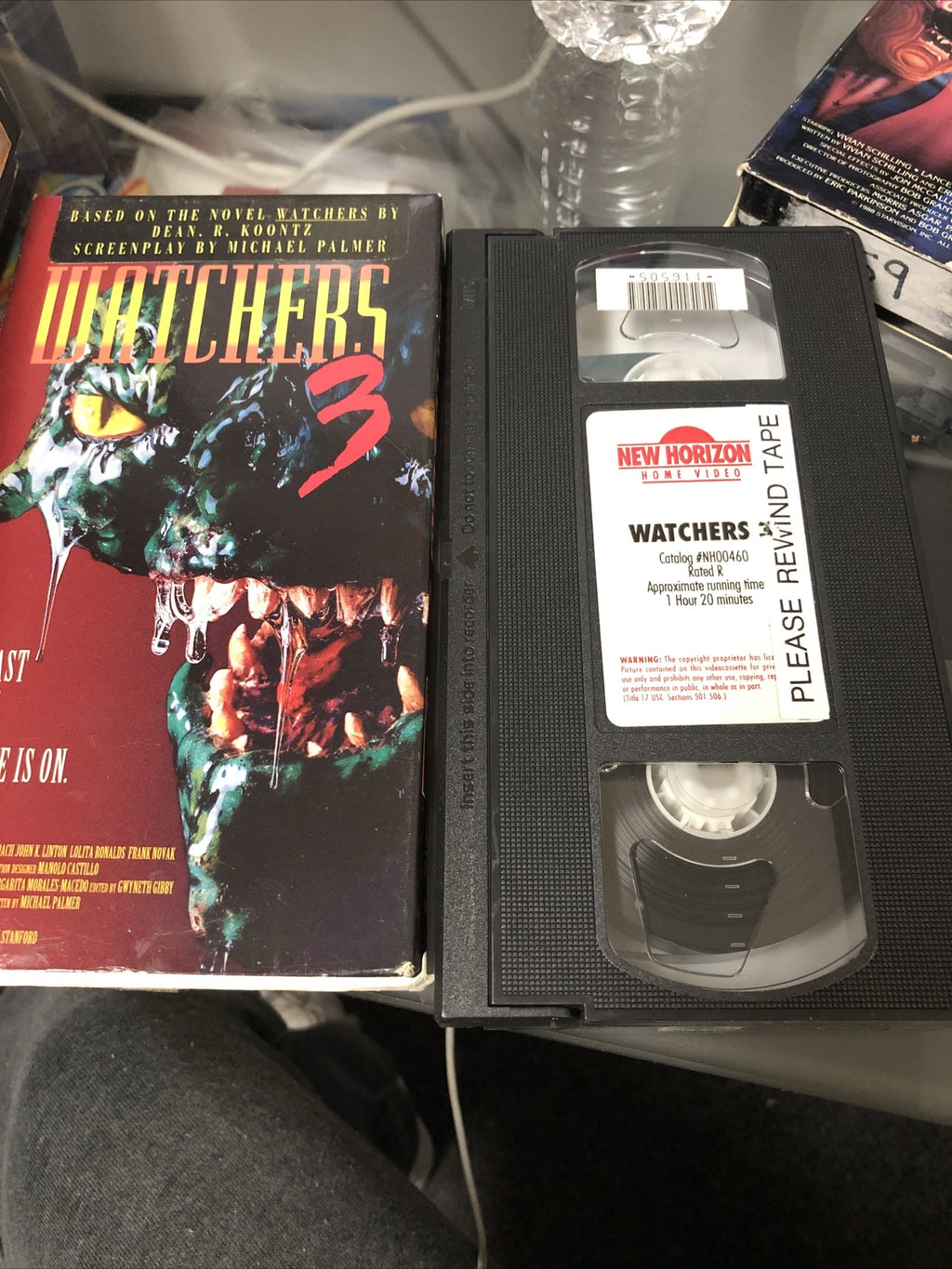 WATCHERS 3  Dean Koontz New Horizons 1994 VHS  RARE Horror2