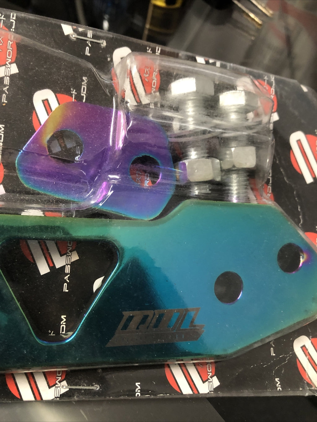 Billet Aluminum Racing FRONT Rear Tow Hook Kit Password JDM5