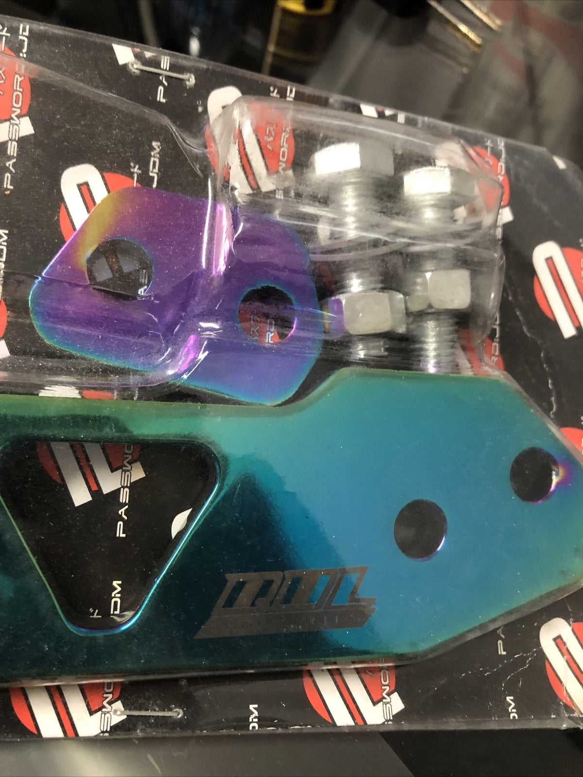 Billet Aluminum Racing FRONT Rear Tow Hook Kit Password JDM5