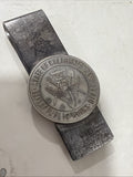 Vintage California Division Of Highways Sterling Silver Commemorative Money Clip0