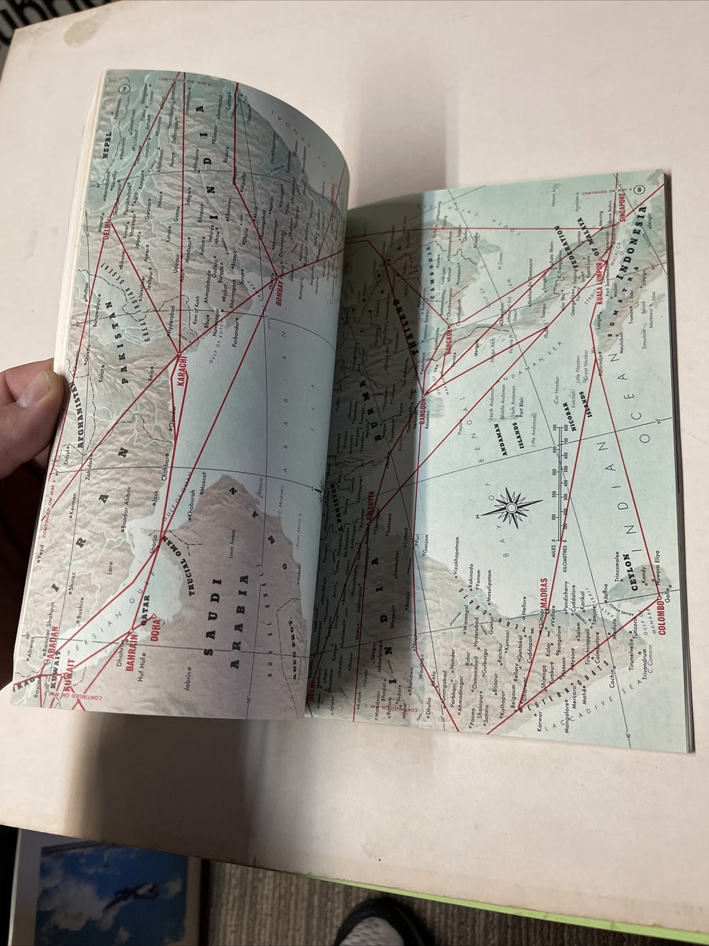 1962? BOAC Route Map Book British Air TIMETABLE SCHEDULE Brochure flight cover9