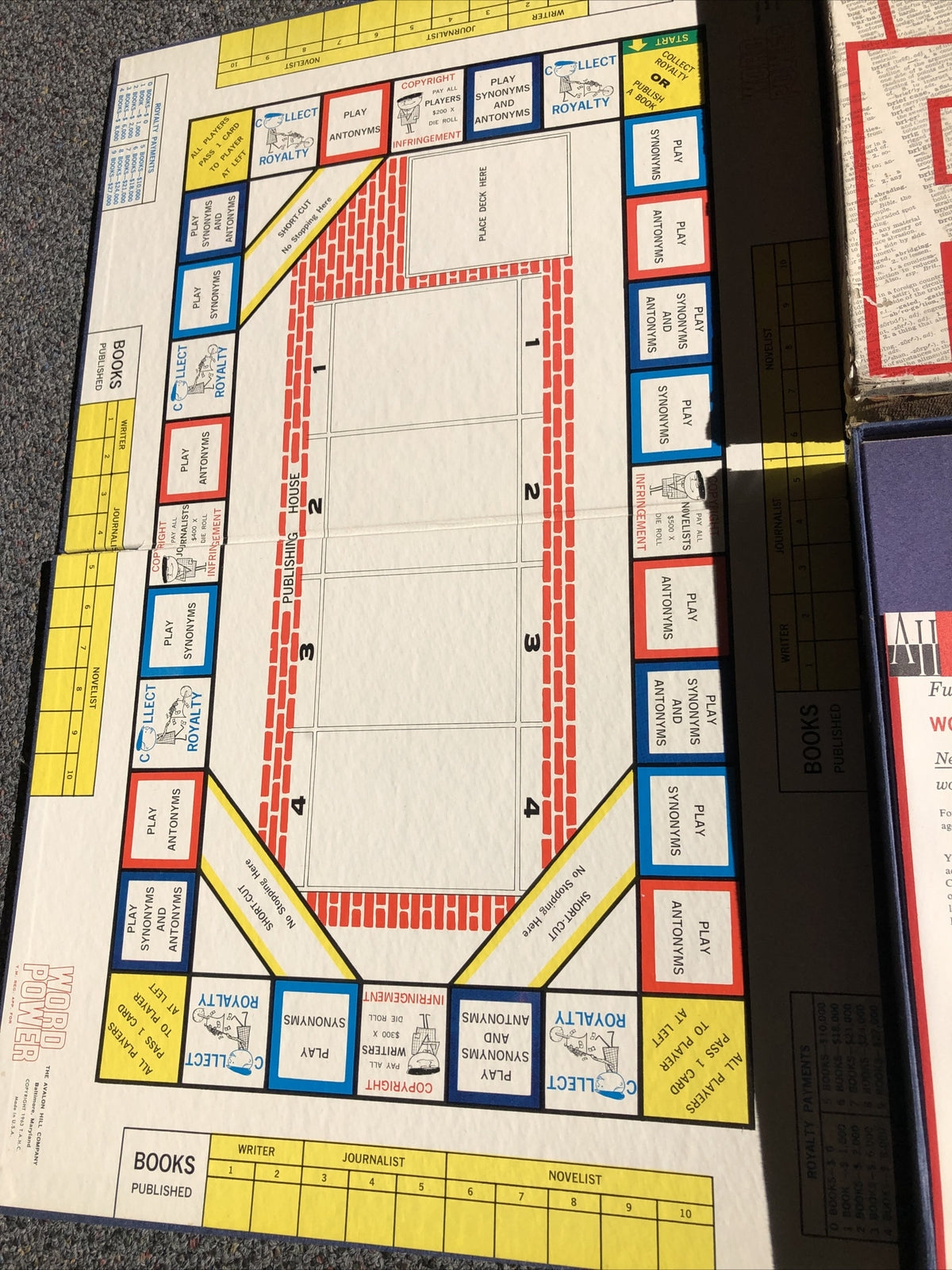 Vintage Word Power Board Game By Avalon Hill2