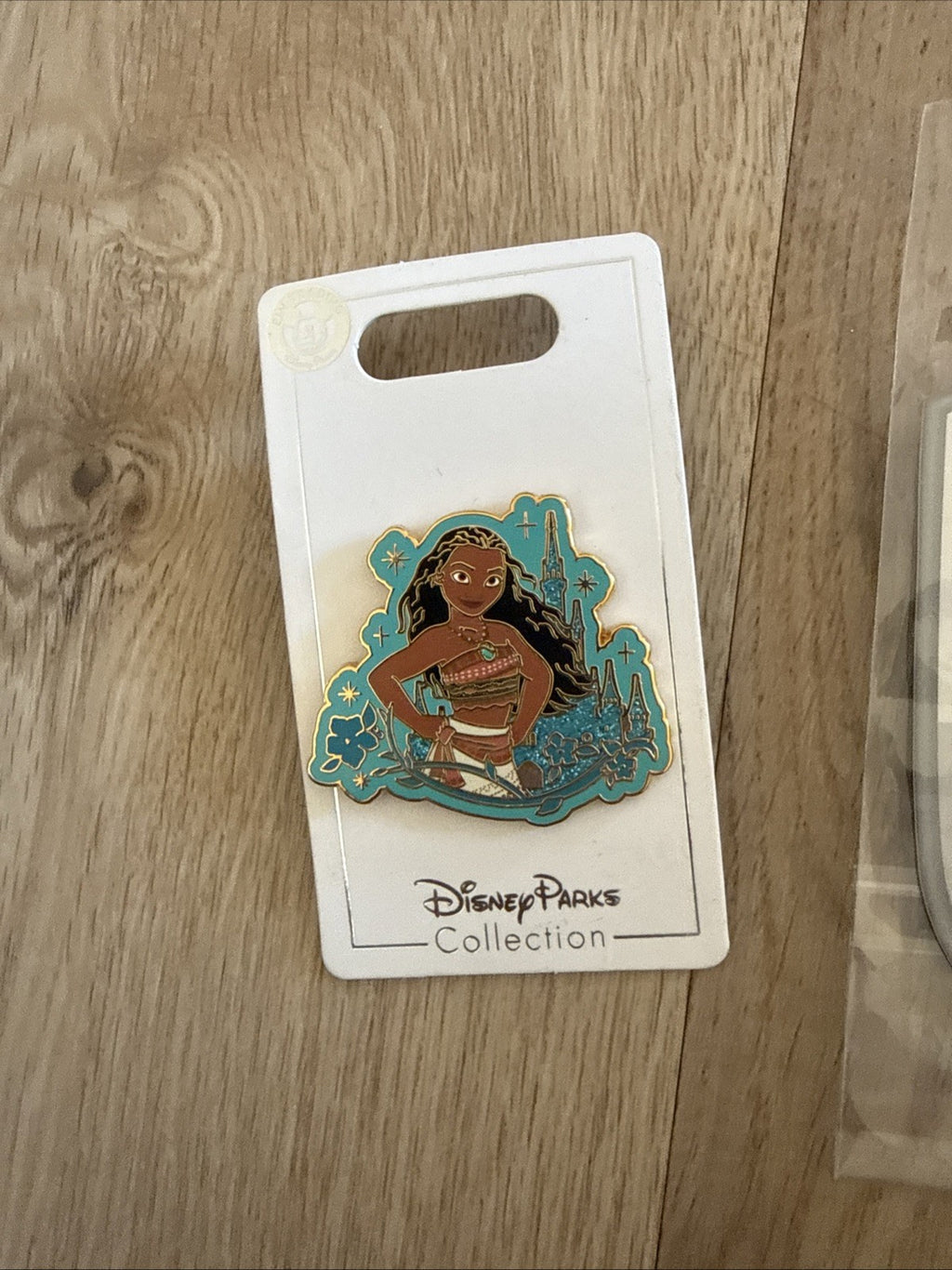 Disney Pins Lot: Moana Princess Glitter Castle & Star Wars Mandalorian Key Pin2