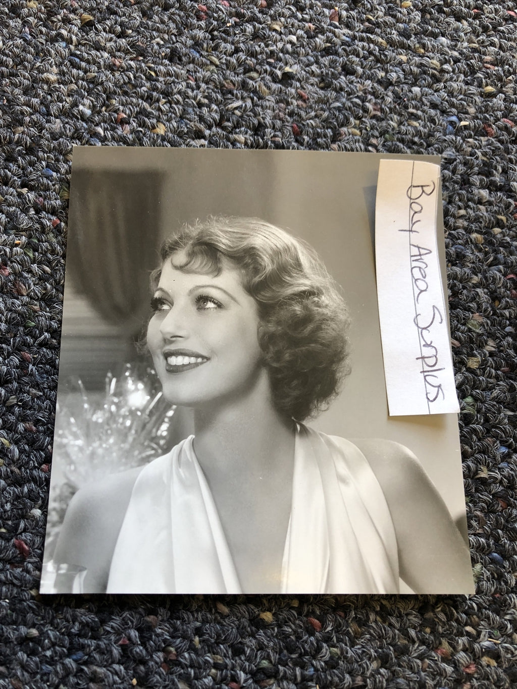 Rare Original Vintage Unpublished Photo Of LORETTA YOUNG 4”x3.5”0