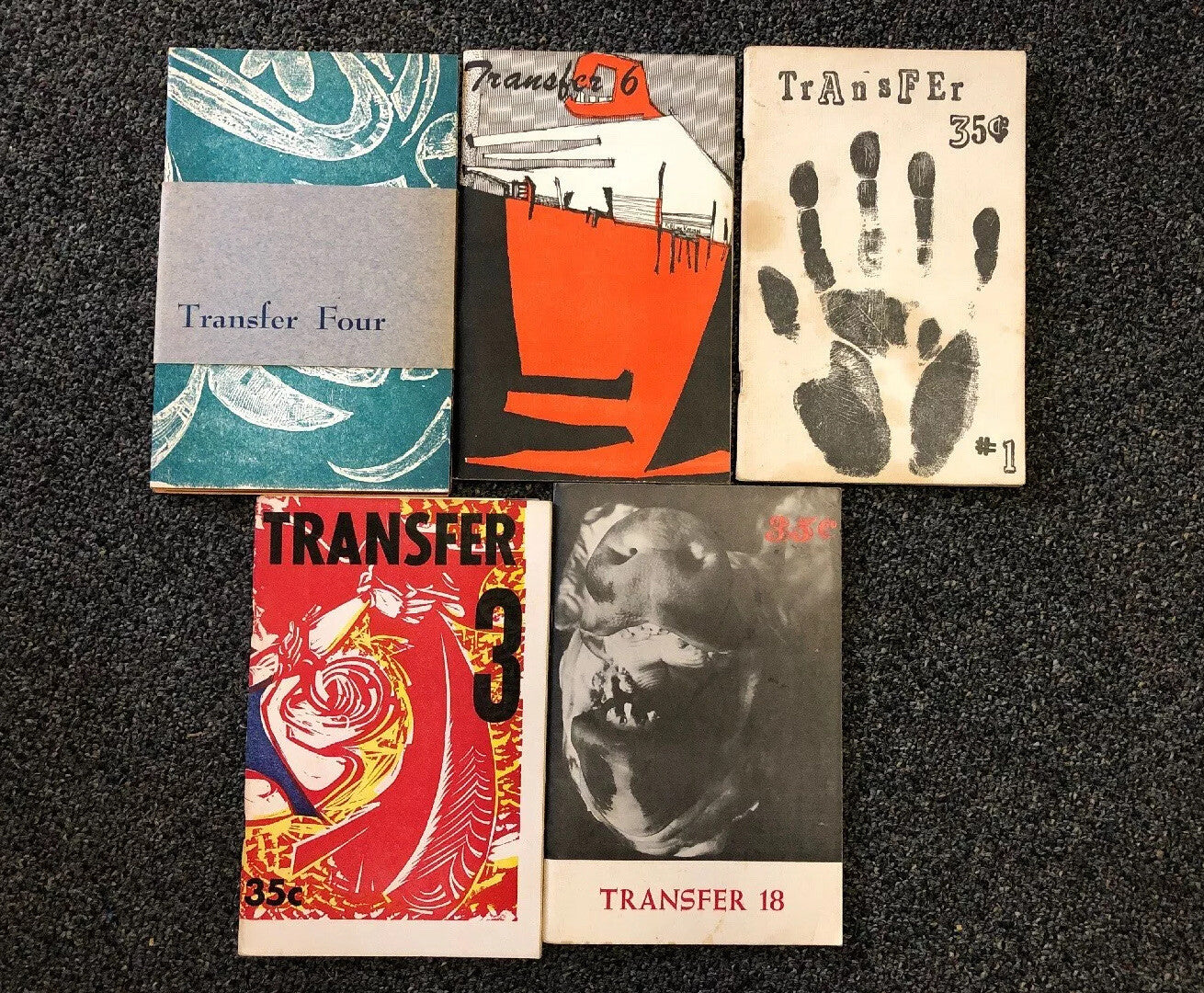 5 Lot 1956-65 Vintage SFSU Student Literary Magazine Transfer Short Story Poems0