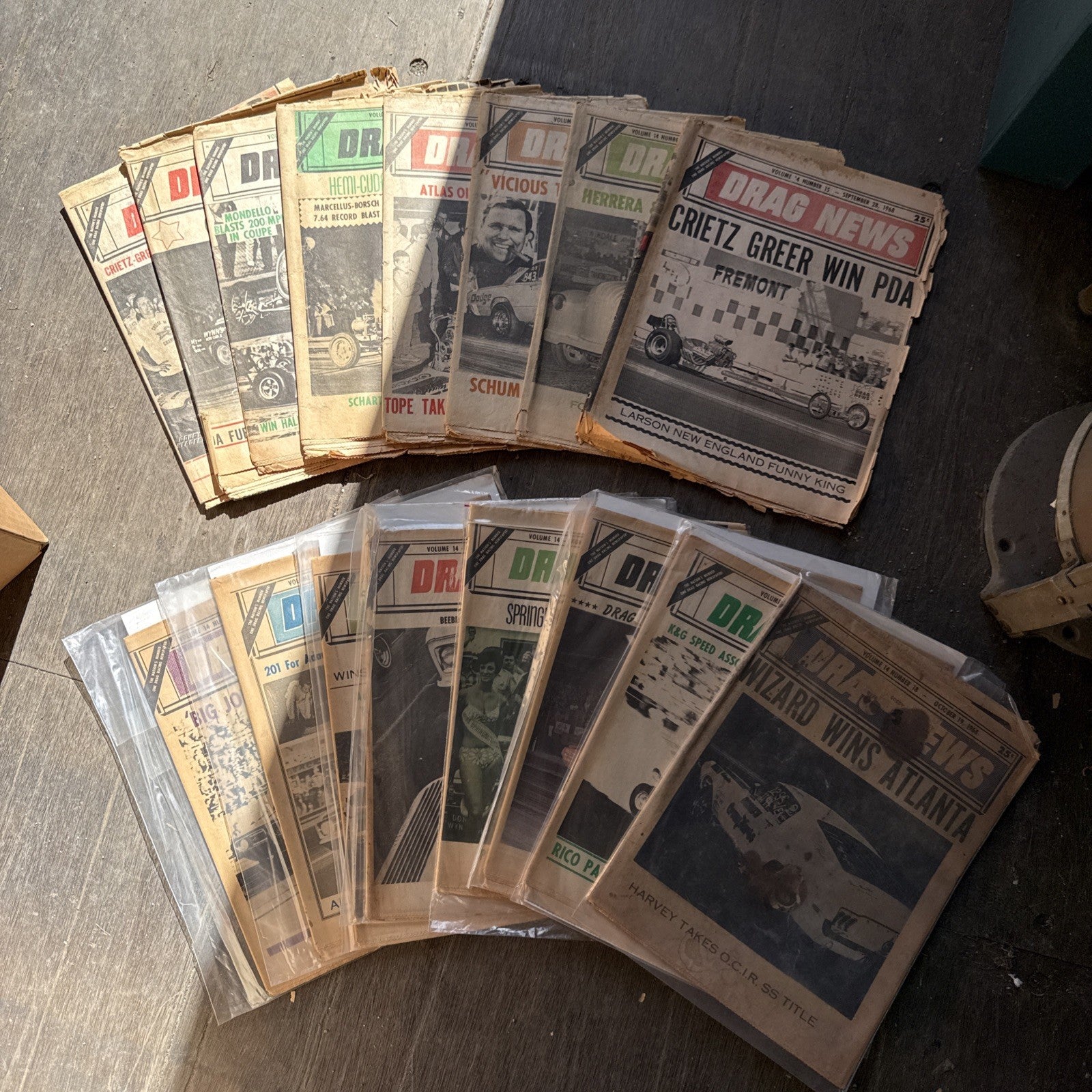 Vintage Drag News Magazine 1968 Volume 14 Drag Racing NHRA Don Garlits Lot0