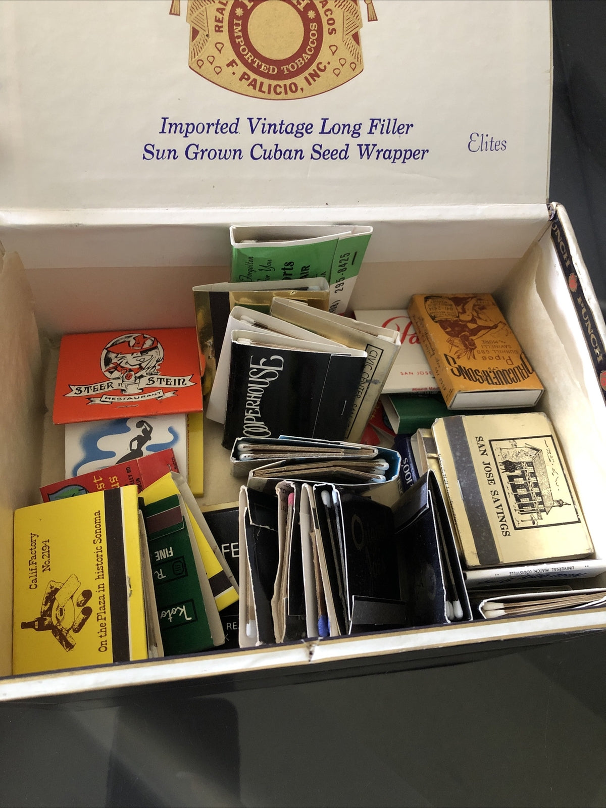 Vintage Cigar Box, Punch Imported Tobaccos Cigar Box2