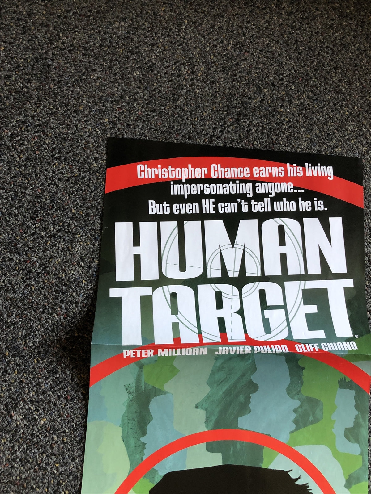 Human Target DC Vertigo Comic Book Promo Poster Peter Milligan 2003 Series3
