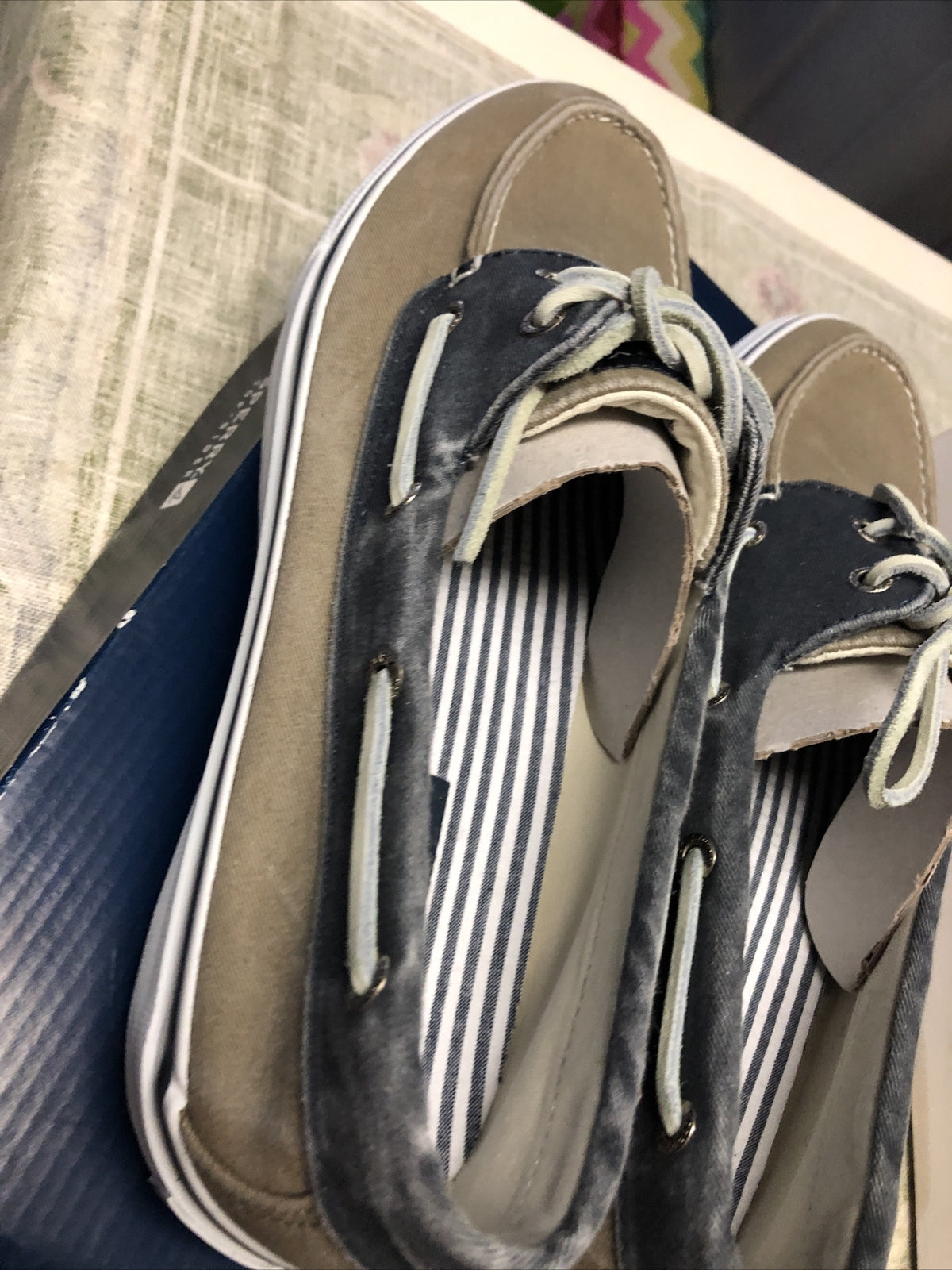 SPERRY TOP-SIDER SHOES MENS LOAFERS SIZE 13M NOS BOX IS DAMAGED4
