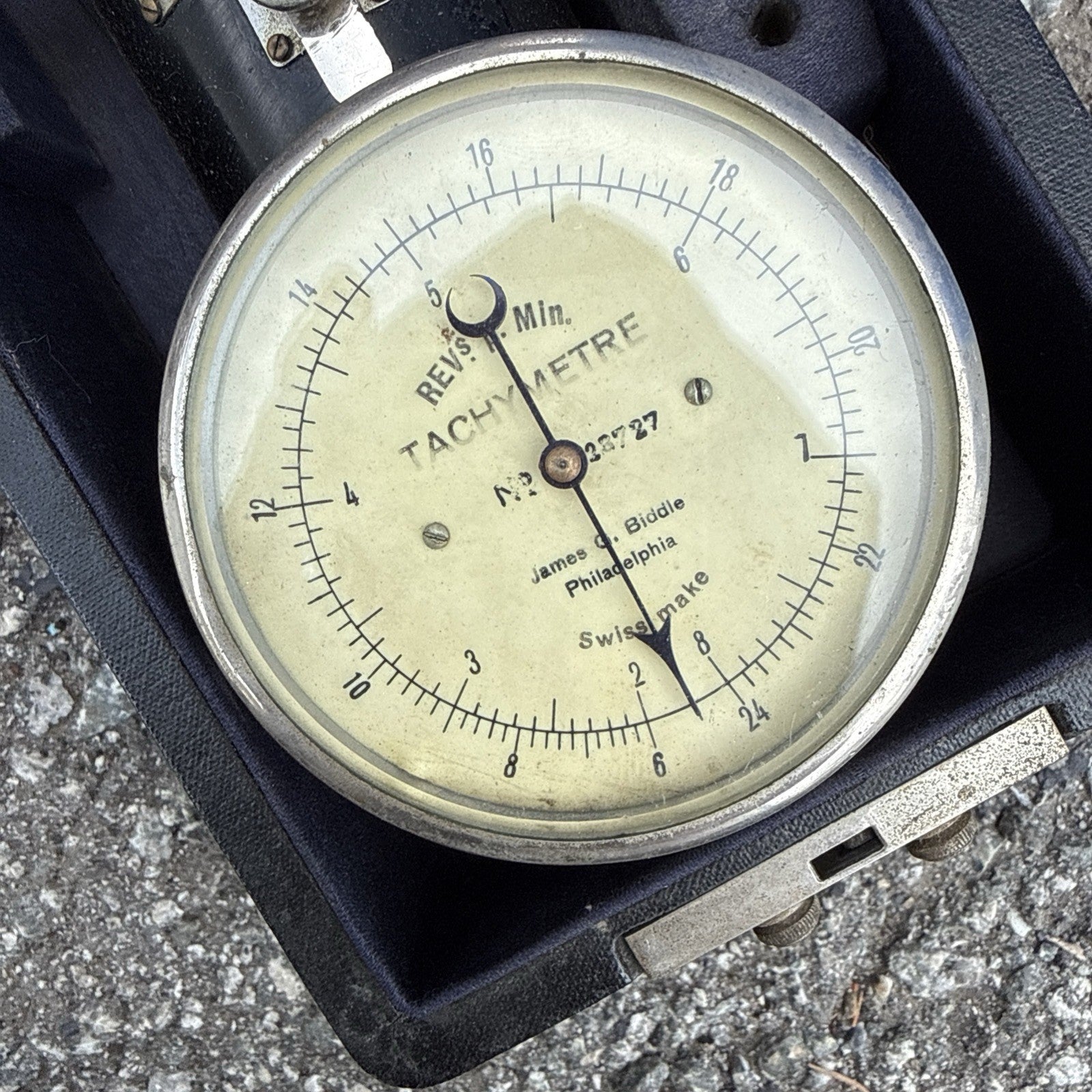 Vintage James S. Biddle #38727 Tachymetre2
