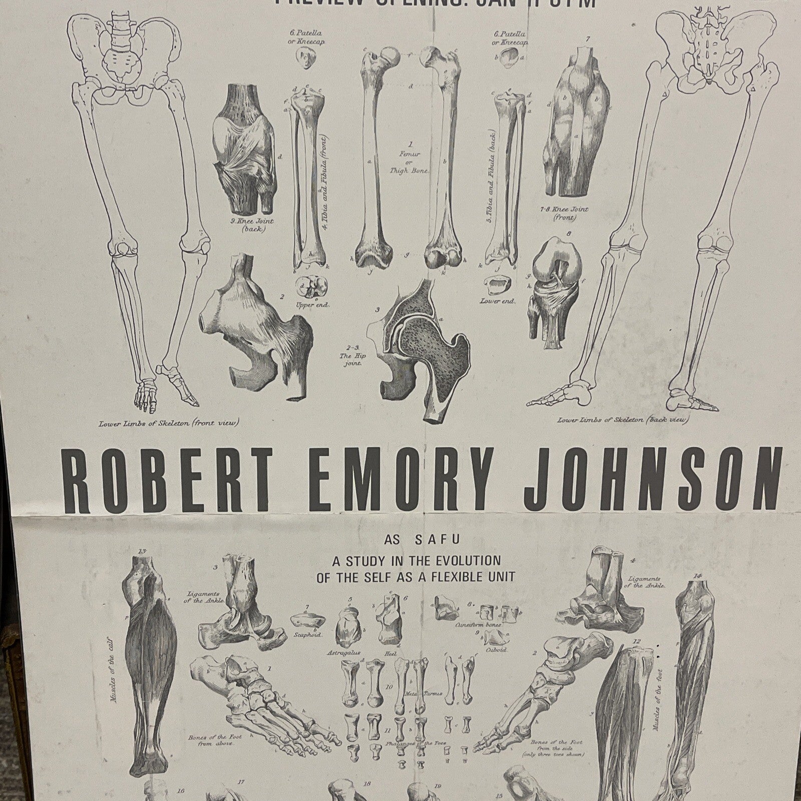 Robert Emory Johnson Jan 16 to Feb 3, 1960s Berkeley GALLERY Poster PRINT3