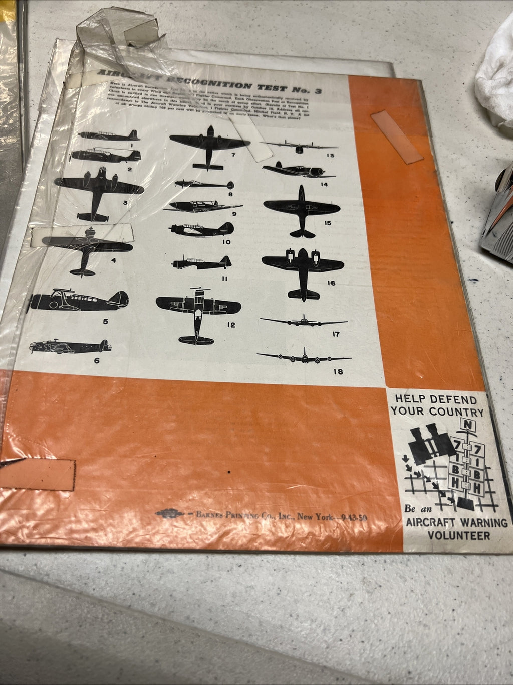 Vintage Lot 4 Aircraft Aeronautics Aircraft Warning Volunteer 1942-1943 Magazine9