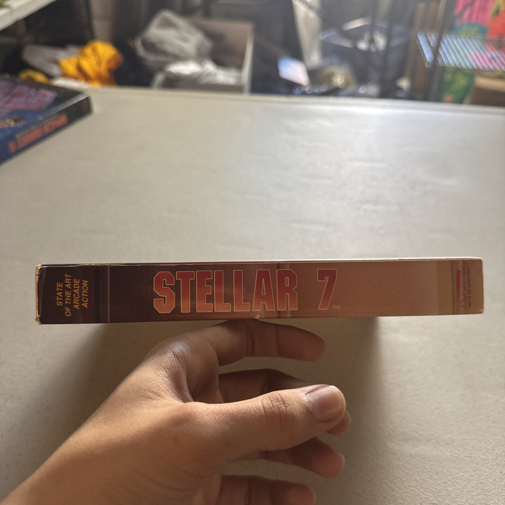 Stellar 7 Vintage 1990 IBM DOS Tandy Arcade Game Sierra Dynamix Big Box3
