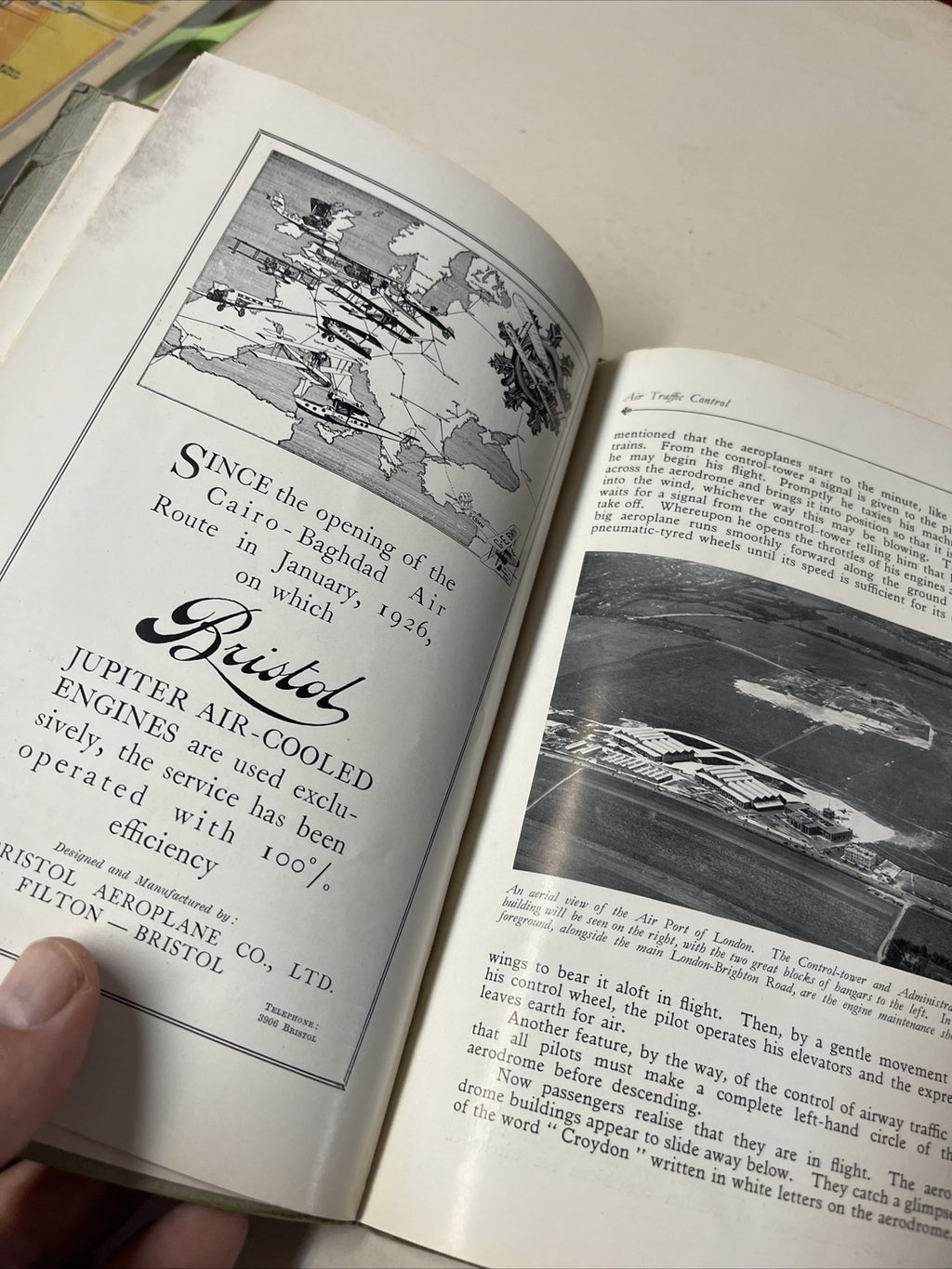 1929 Imperial Airways “ The Air Way” AIRLINE TIMETABLE  Brochure Aviation Book2