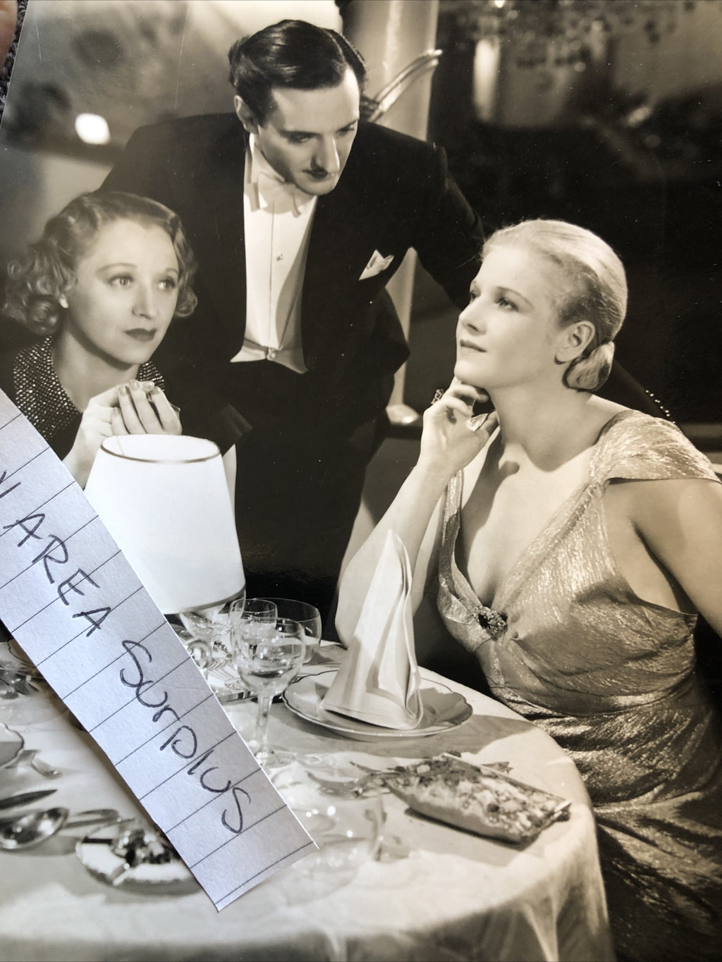 RARE Original Photo Of Ann Harding & Basil Rathbone 7.5”x6” Candid Shot6
