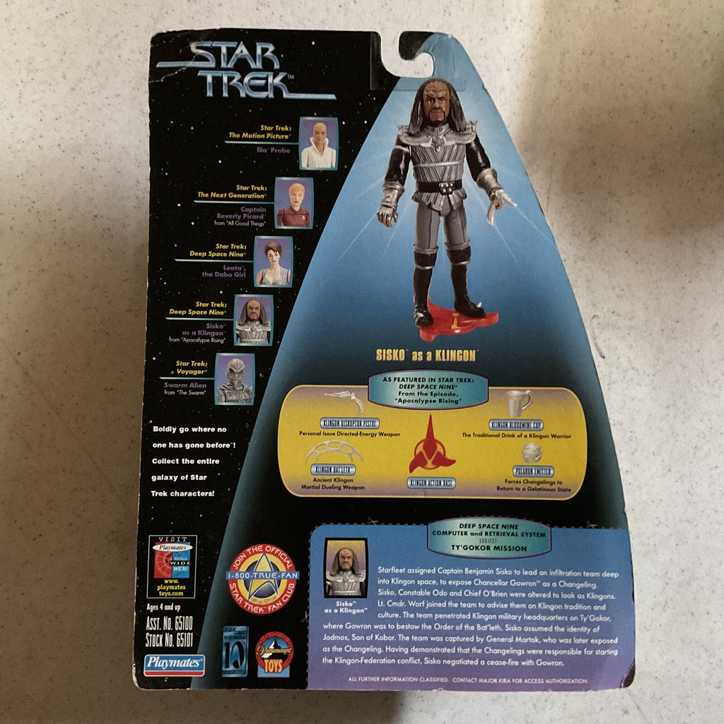 New Playmates, Star Trek Warp Factor Series 2, Sisko as A Klingon, 19971