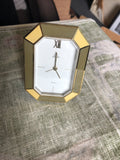 Rare Vintage UTI JACCARD Clock Quartz France 4”x3”0