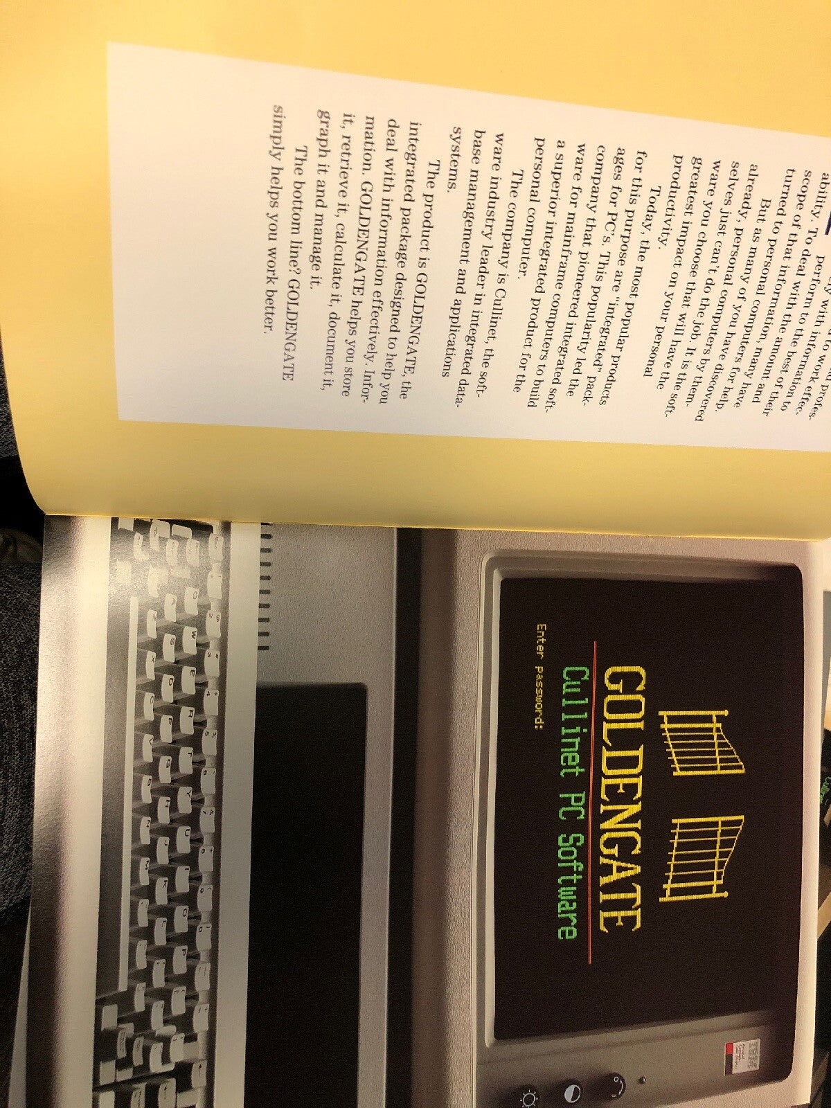 VTG Cullinet Qrtr Report Pc Software Base Data Reports Brochures Info Systems4
