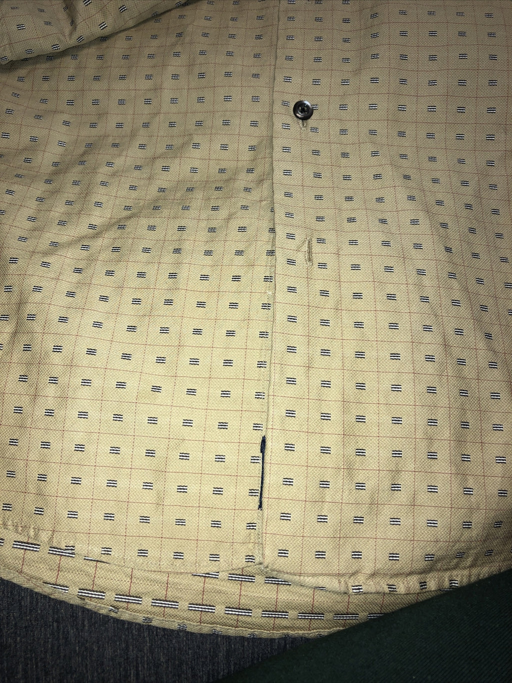 Burberry London Men's Button Down Beige Size Large6