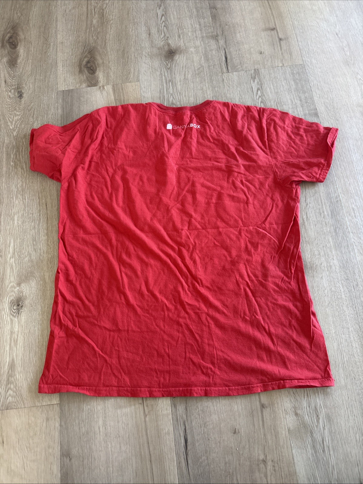 Cannabox "Enjoy Kush" Red T-Shirt Soda Shop Parody Distressed Logo Size XL?4
