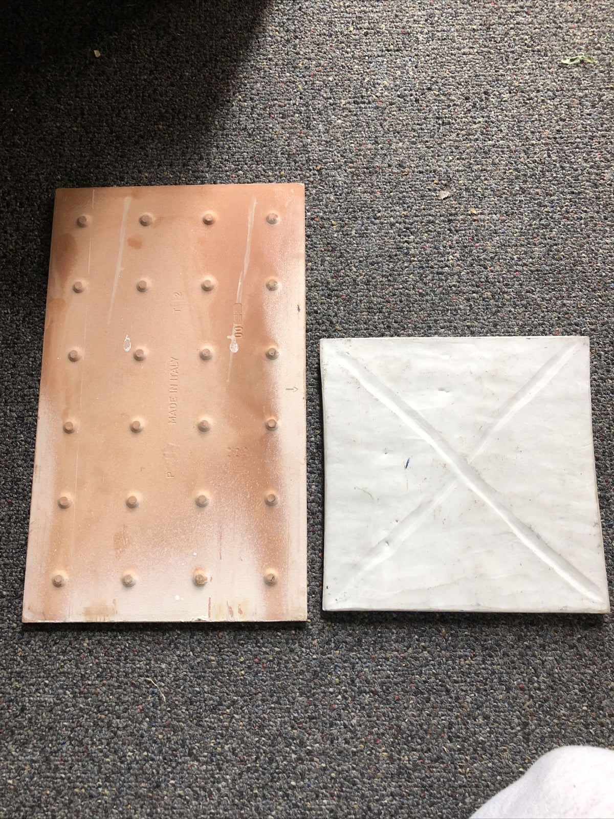 Lot Of 2 Vintage Tiles Wall Art See Pictures For Measurements9