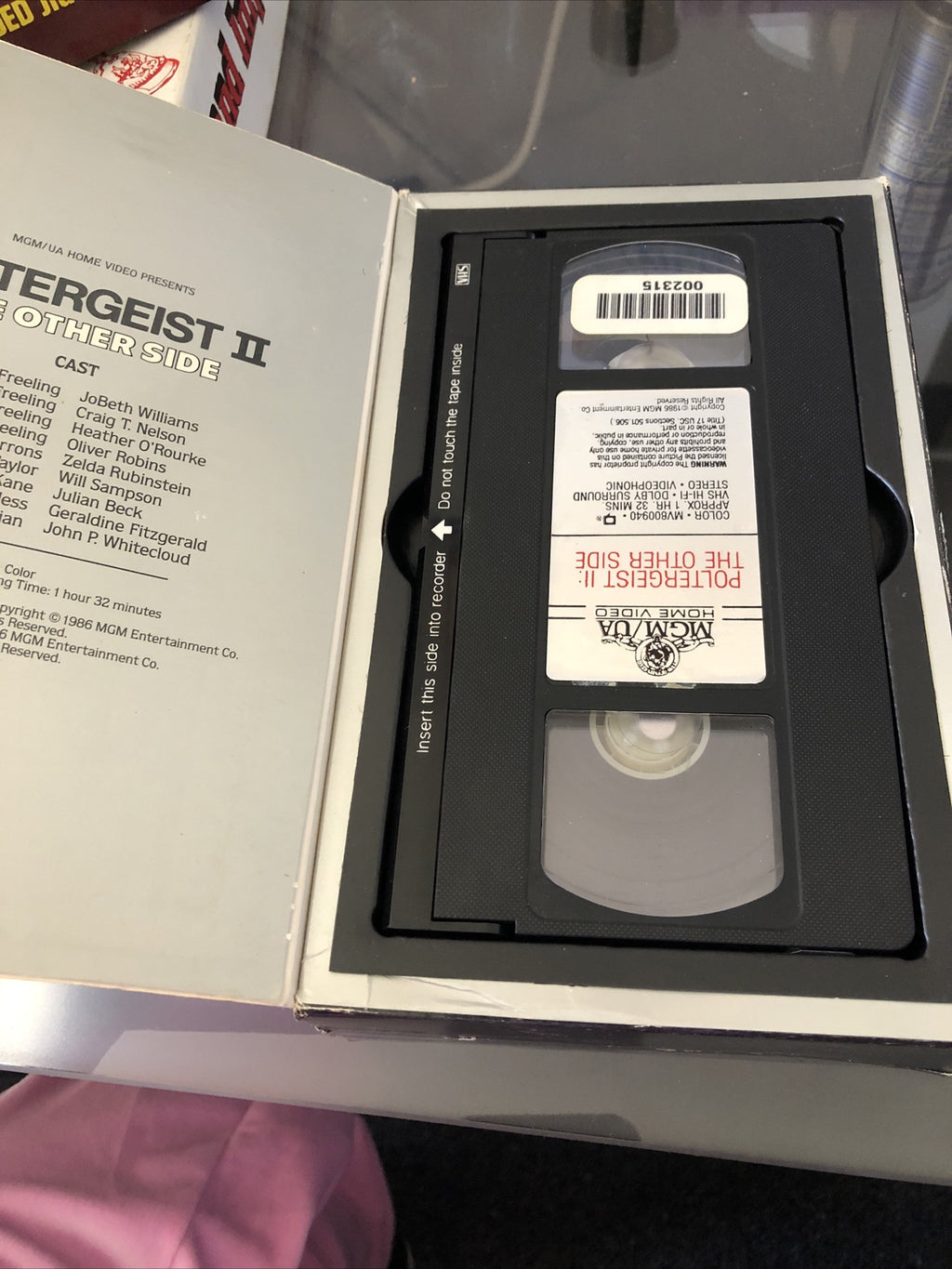 Poltergeist II: The Other Side VHS (1986 MGM/ UA Home Video Big Box release)6